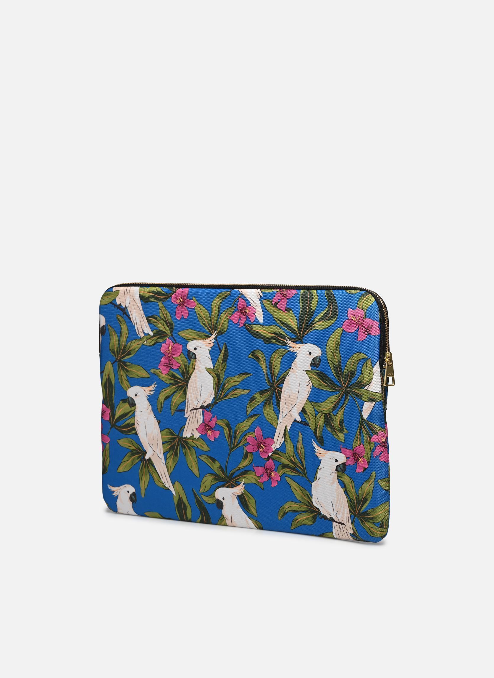 Laptoptassen Housse ordinateur 13 dames blauw WOUF Laptoptassen Housse ordinateur 13 dames blauw YELLOW AND ANIMAL PRINT