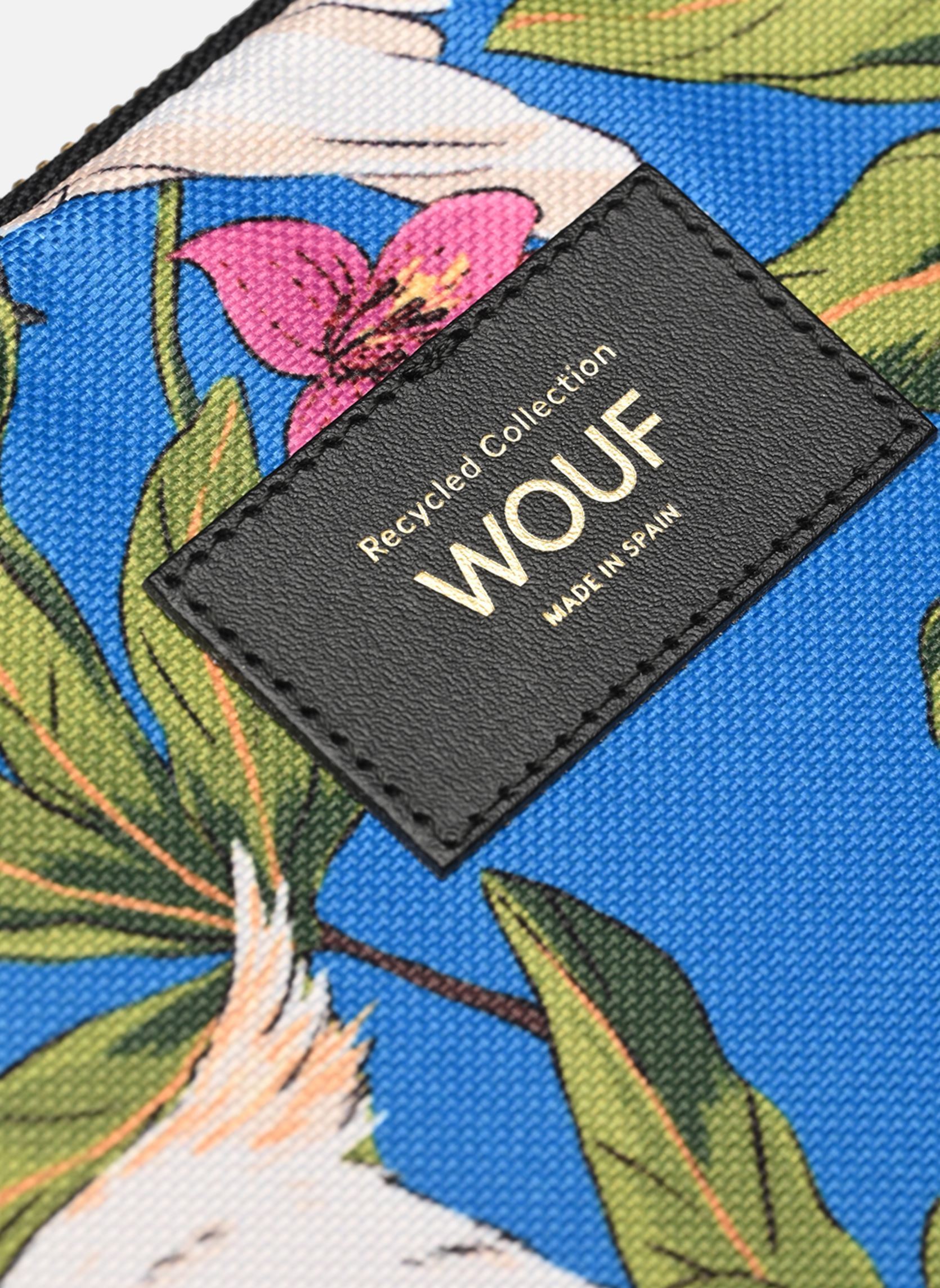 Laptoptassen Housse ordinateur 13 dames blauw WOUF Laptoptassen Housse ordinateur 13 dames blauw YELLOW AND ANIMAL PRINT