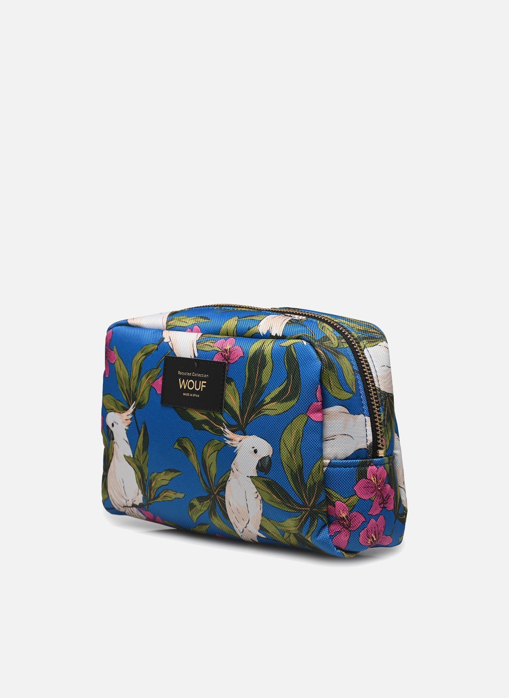 Pochettes Trousse de toilette - Gaia femme bleu WOUF Pochettes Trousse de toilette - Gaia femme bleu BLUE AND ANIMAL PRINT