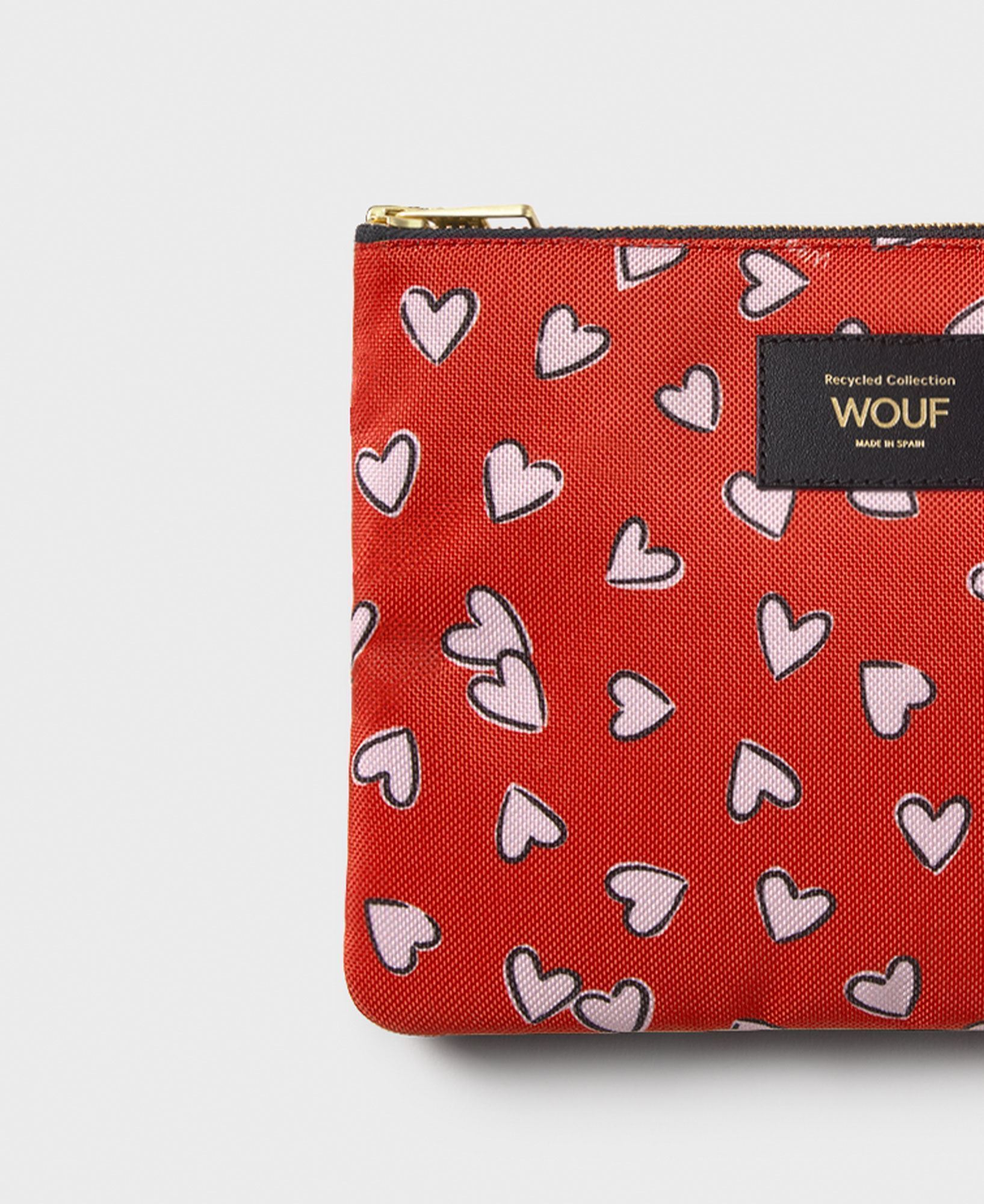 Clutches Pochette - Crush dames rood WOUF Clutches Pochette - Crush dames rood RED
