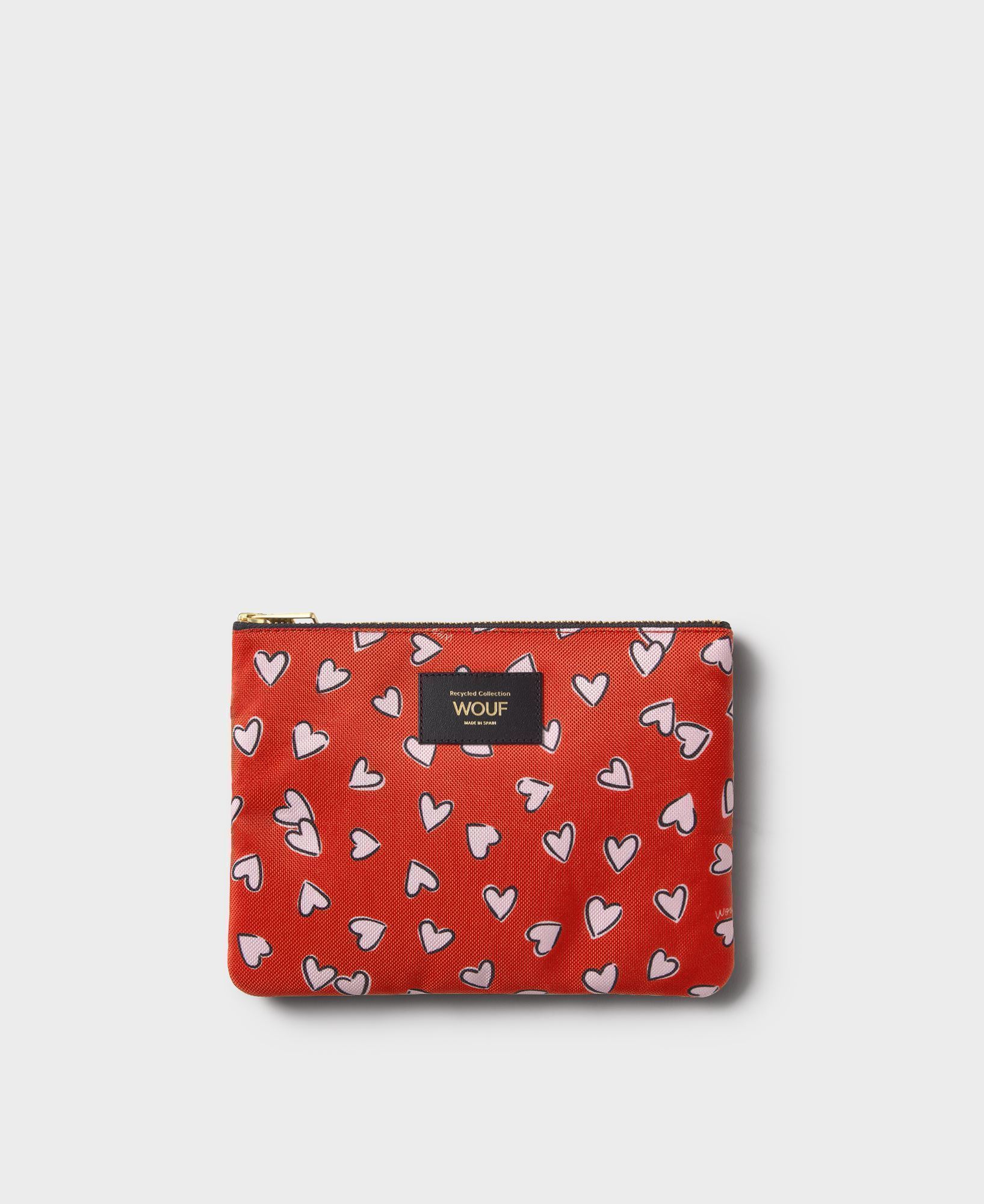 Clutches Pochette - Crush dames rood WOUF Clutches Pochette - Crush dames rood RED