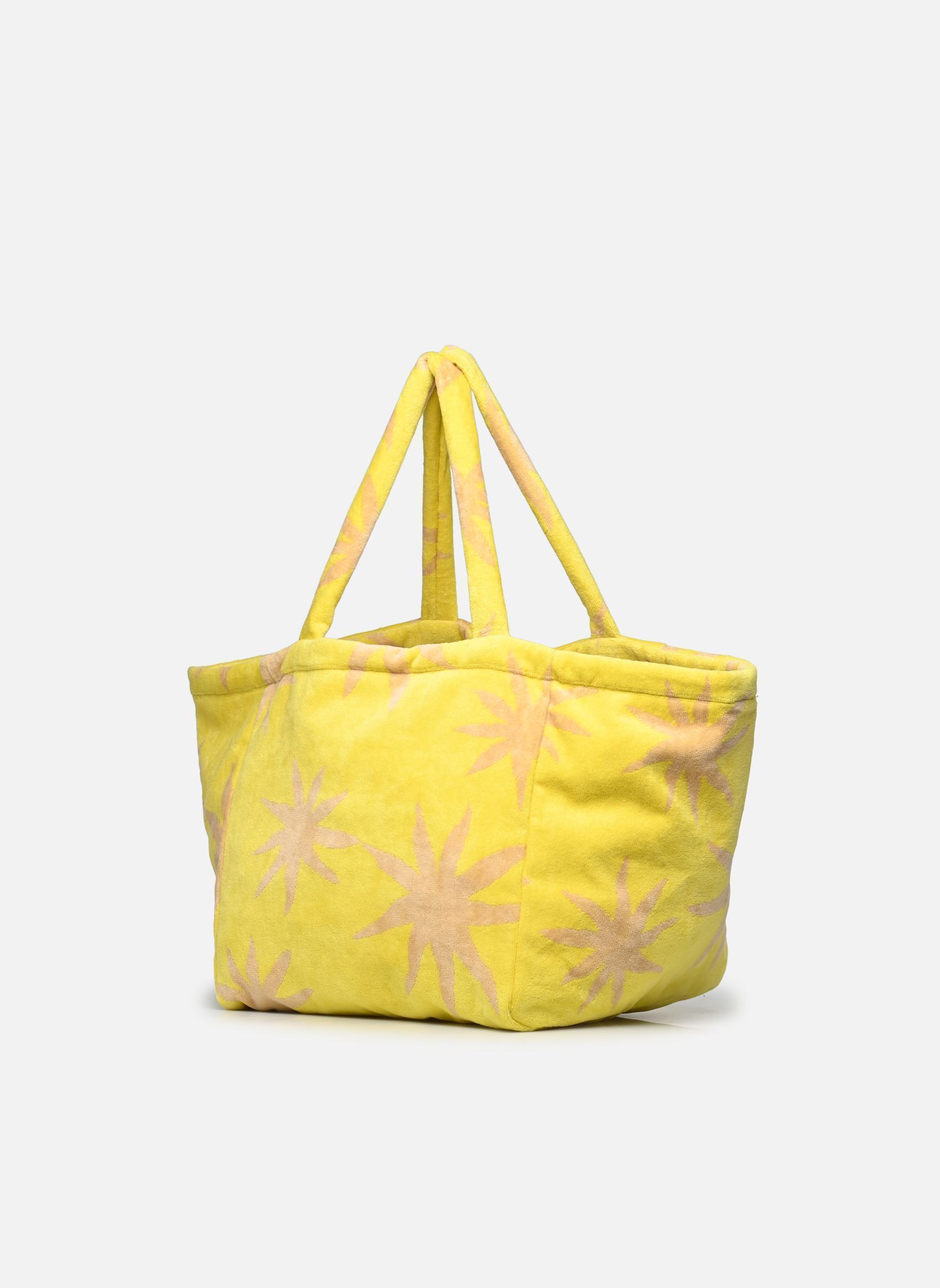 Cabas Grand tote bag - Fuerteventura femme jaune WOUF Cabas Grand tote bag - Fuerteventura femme jaune YELLOW AND GREY