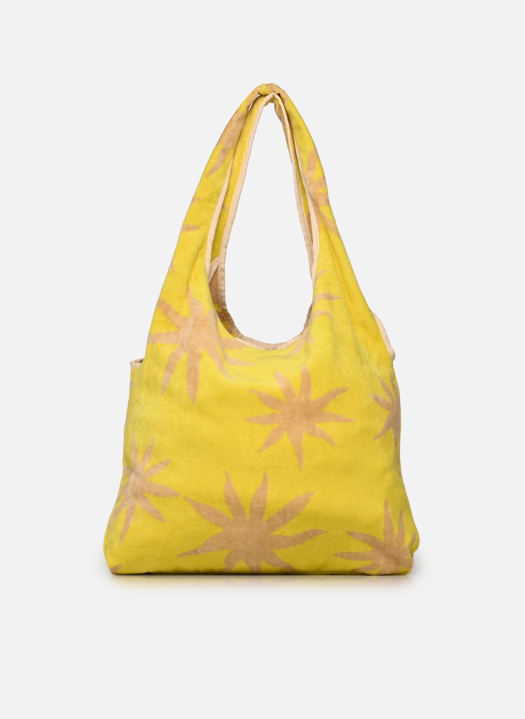 Bolsas de compra Tote bag - Fuerteventura mujer amarillo WOUF Bolsas de compra Tote bag - Fuerteventura mujer amarillo YELLOW AND GREY