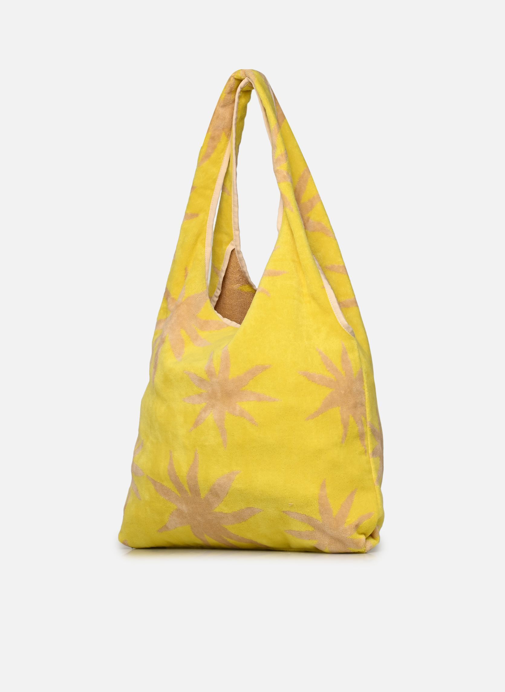 Bolsas de compra Tote bag - Fuerteventura mujer amarillo WOUF Bolsas de compra Tote bag - Fuerteventura mujer amarillo YELLOW AND GREY