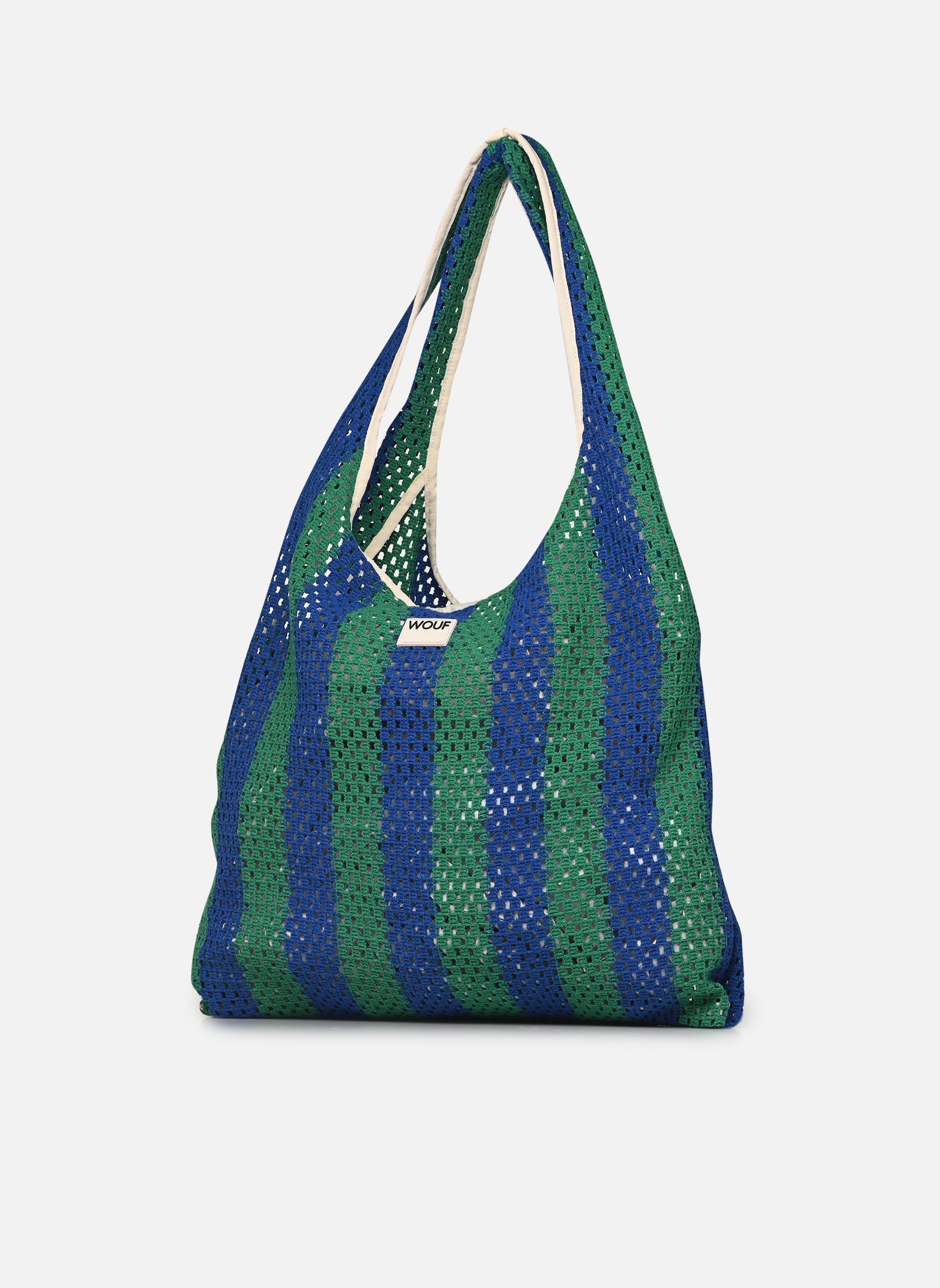 Cabas Tote bag - Mistral femme multicolore WOUF Cabas Tote bag - Mistral femme multicolore BLUE AND GREEN