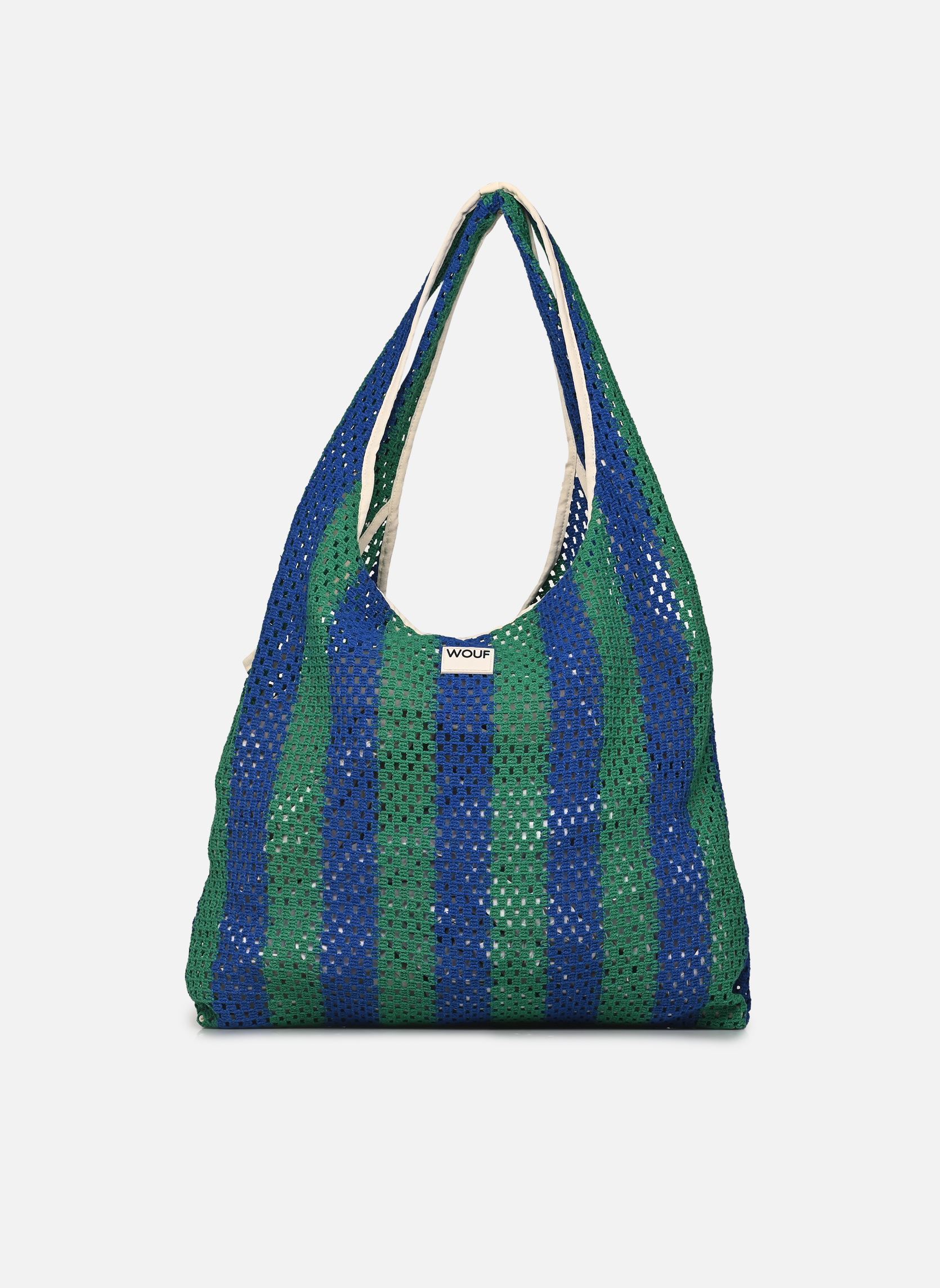 Cabas Tote bag - Mistral femme multicolore WOUF Cabas Tote bag - Mistral femme multicolore BLUE AND GREEN