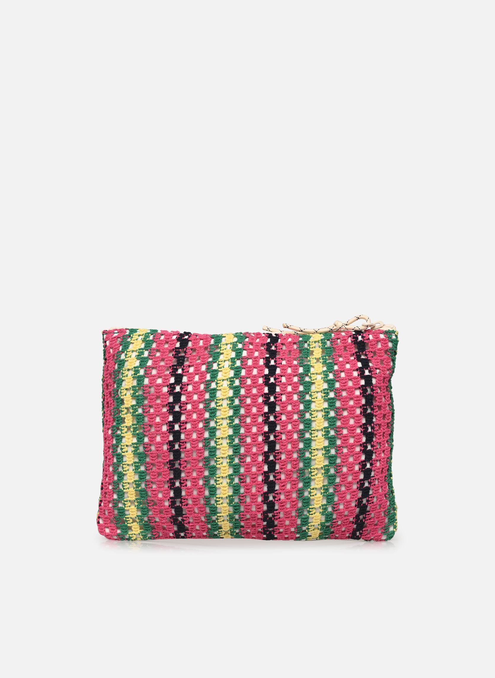 Clutches Pochette - Tramontane dames meerkleurig WOUF Clutches Pochette - Tramontane dames meerkleurig PINK, GREEN, BLUE AND YELLOW