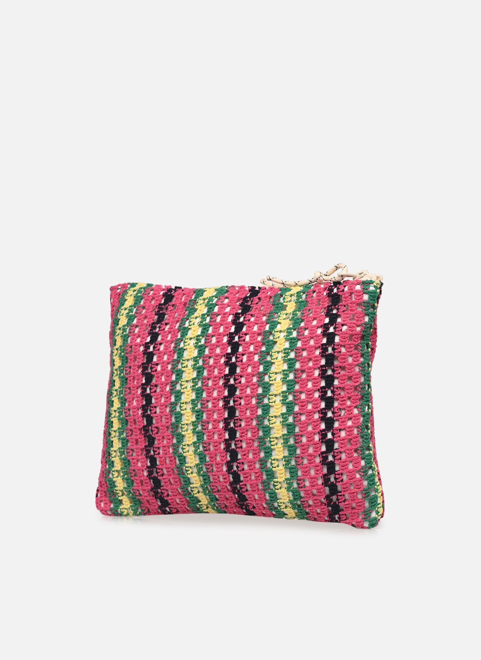 Clutches Pochette - Tramontane dames meerkleurig WOUF Clutches Pochette - Tramontane dames meerkleurig PINK, GREEN, BLUE AND YELLOW