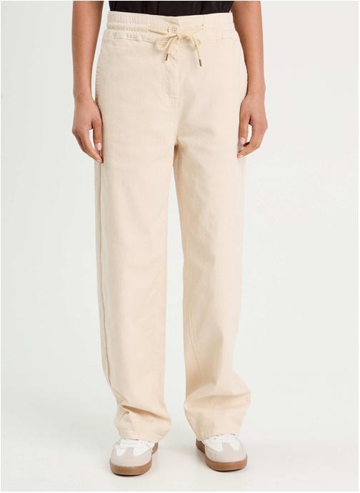 Cache Cache Pantalons droit DELNO-RELAXO femme beige