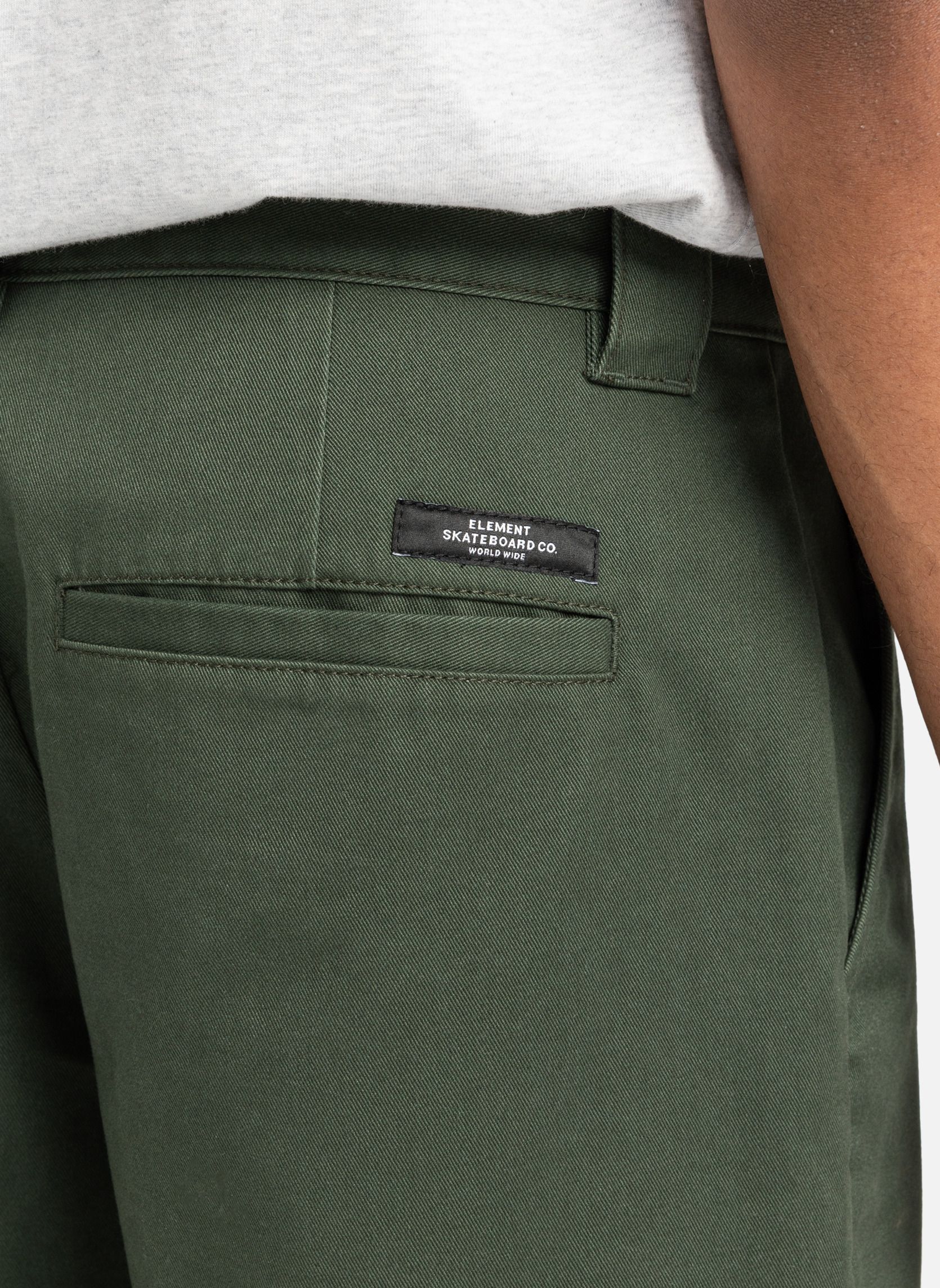 Pantalons droits Relax Work homme vert Element Pantalons droits Relax Work homme vert Vert foncé