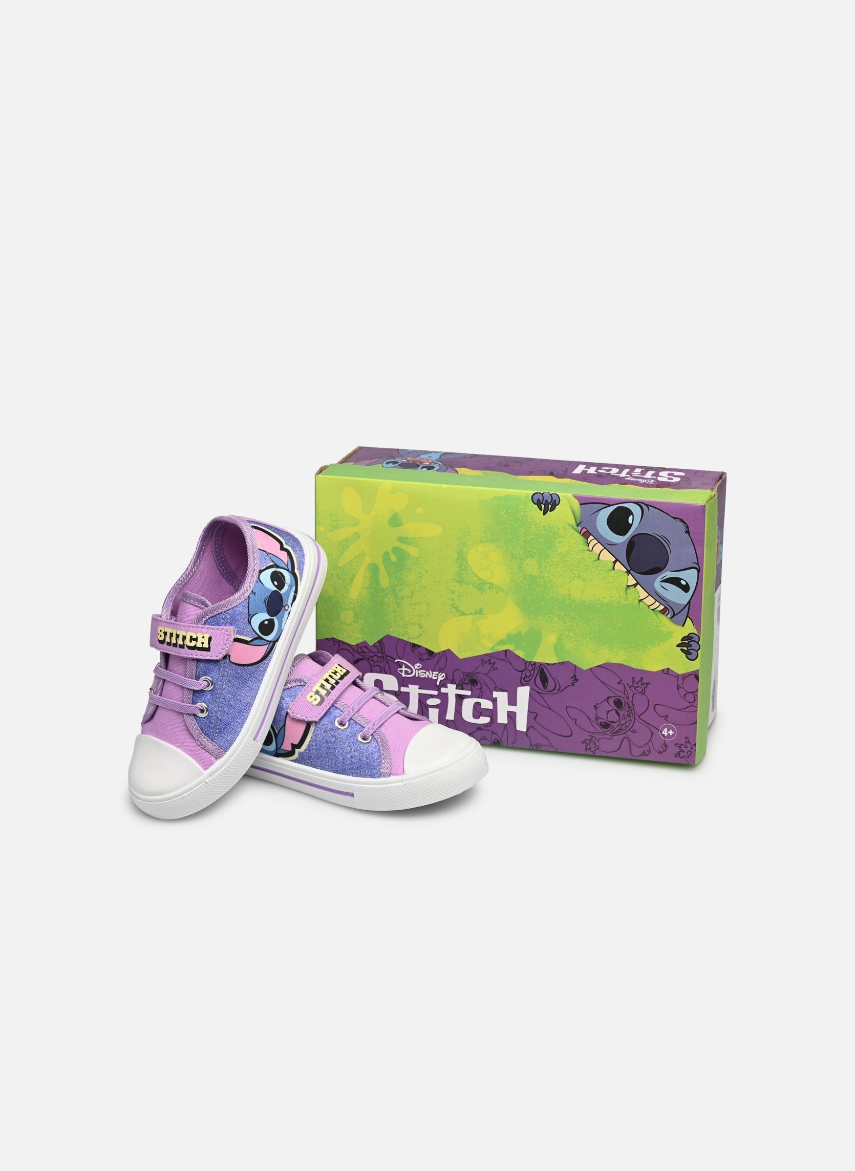 Niedrige Sneaker Basket Lilo et Stitch mädchen violett Leomil Niedrige Sneaker Basket Lilo et Stitch mädchen violett 535 LILAC/LILAC