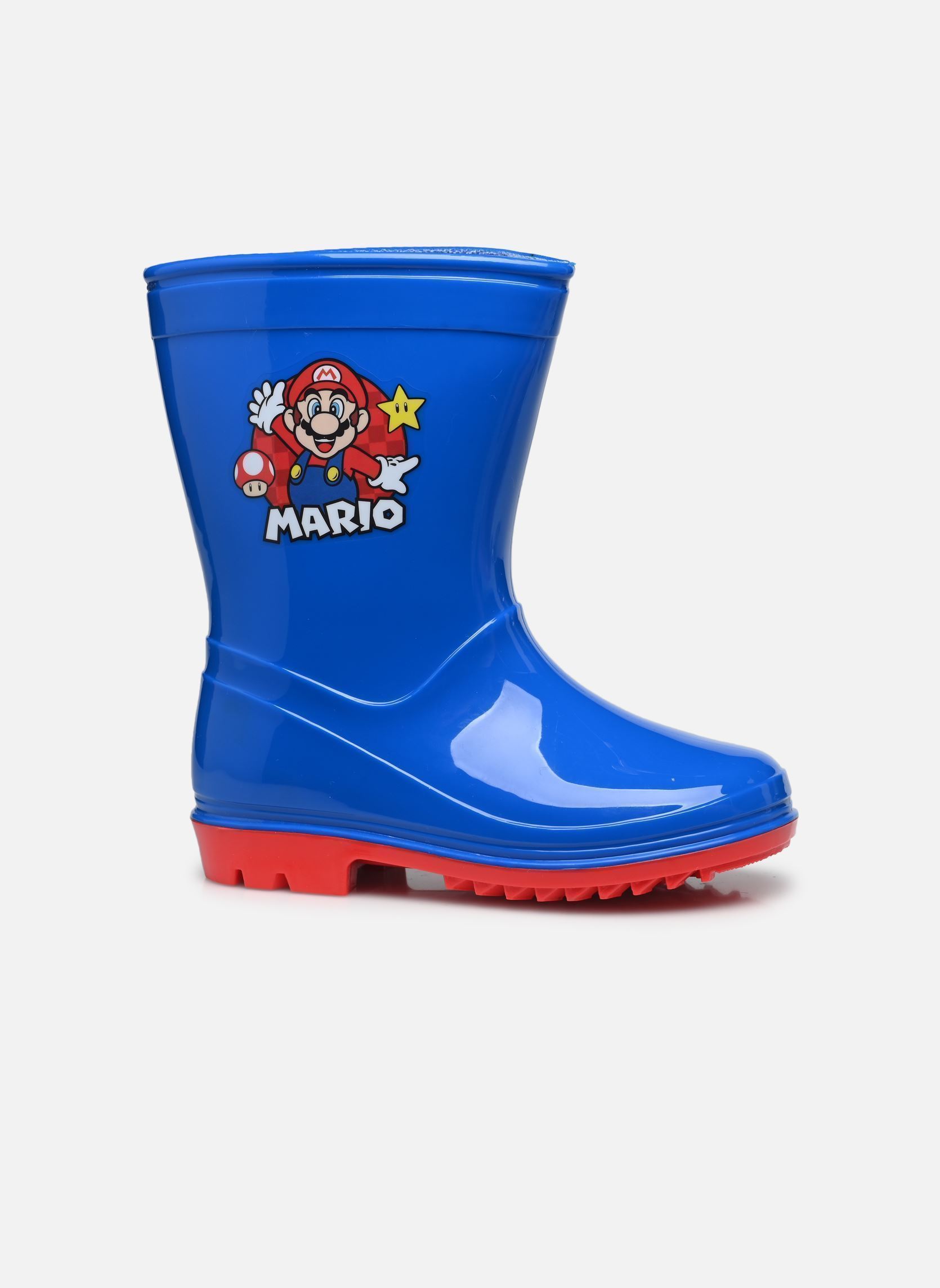 Botas para la lluvia Botte de pluie Mario niño azul Leomil Botas para la lluvia Botte de pluie Mario niño azul 956 COBALT BLUE/RED
