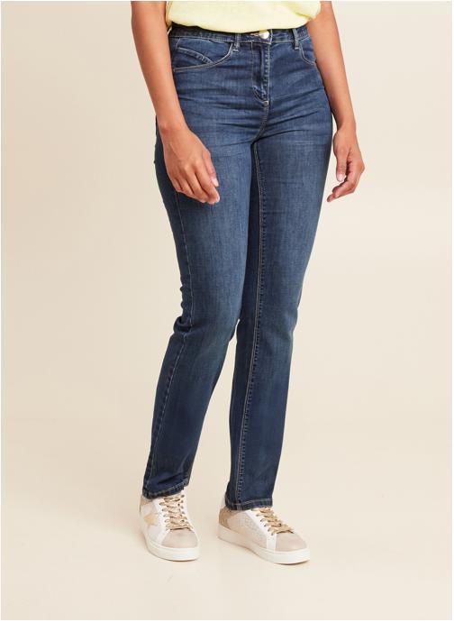 Bréal Jeans droit PETOPILON femme bleu