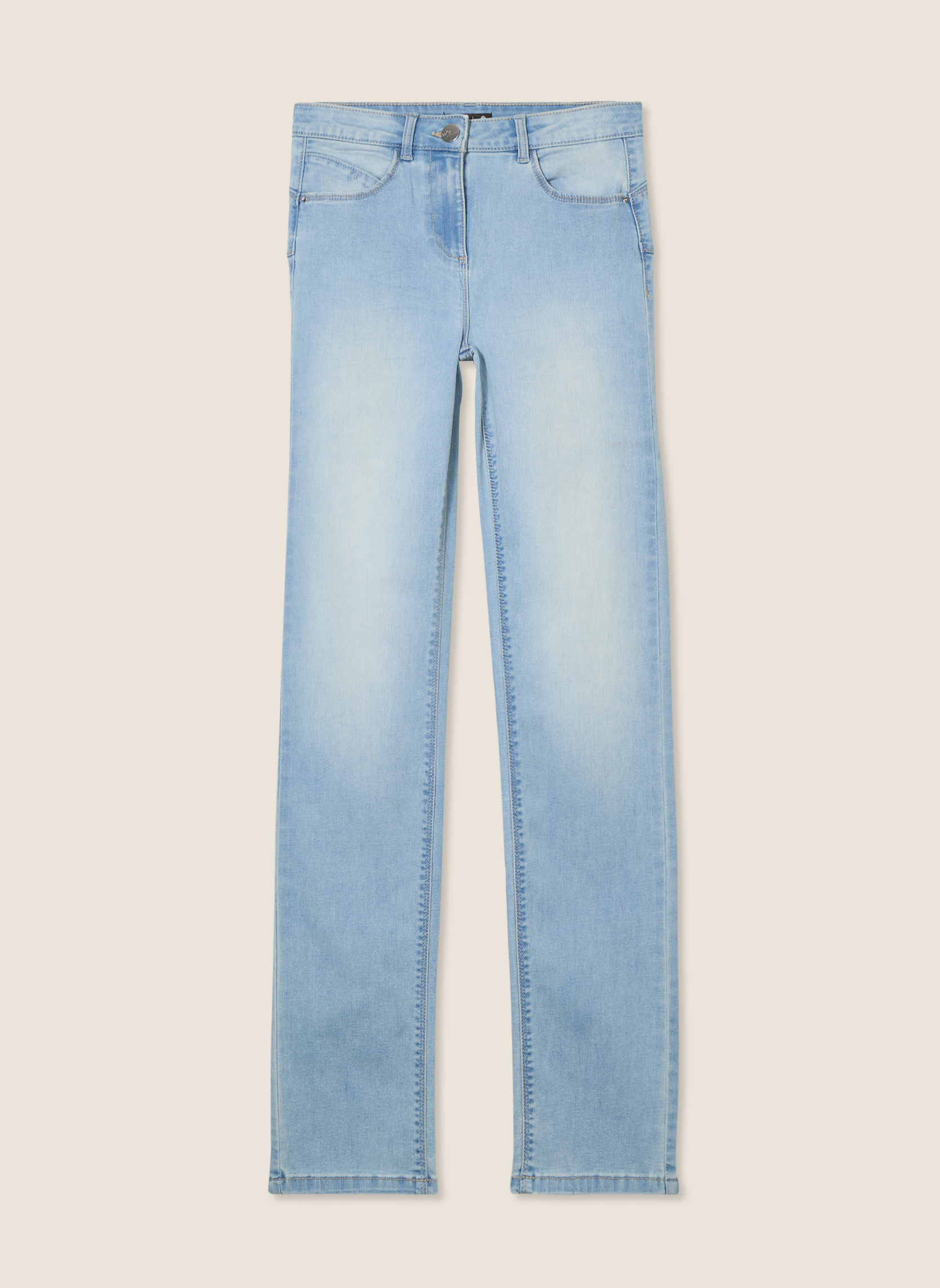 Jeans droit PETOPILON femme bleu Bréal Jeans droit PETOPILON femme bleu Bleu clair