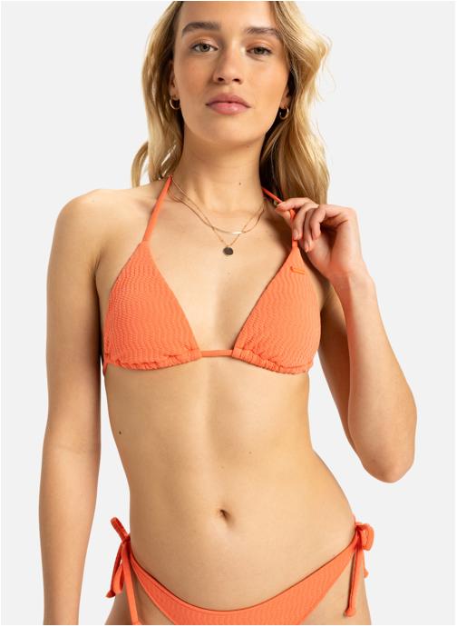 Roxy Hauts de maillot triangle Lagos femme orange