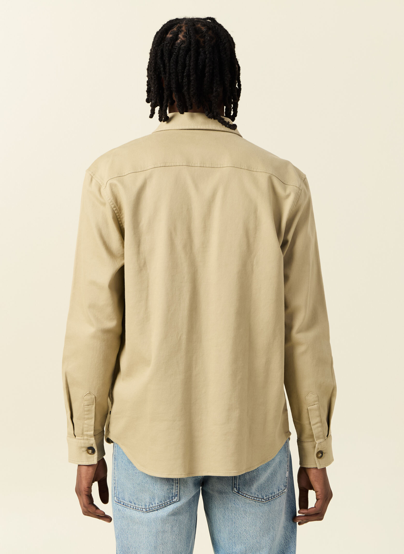 Chemises ESSURCHEM7H homme marron Bonobo Chemises ESSURCHEM7H homme marron Marron clair