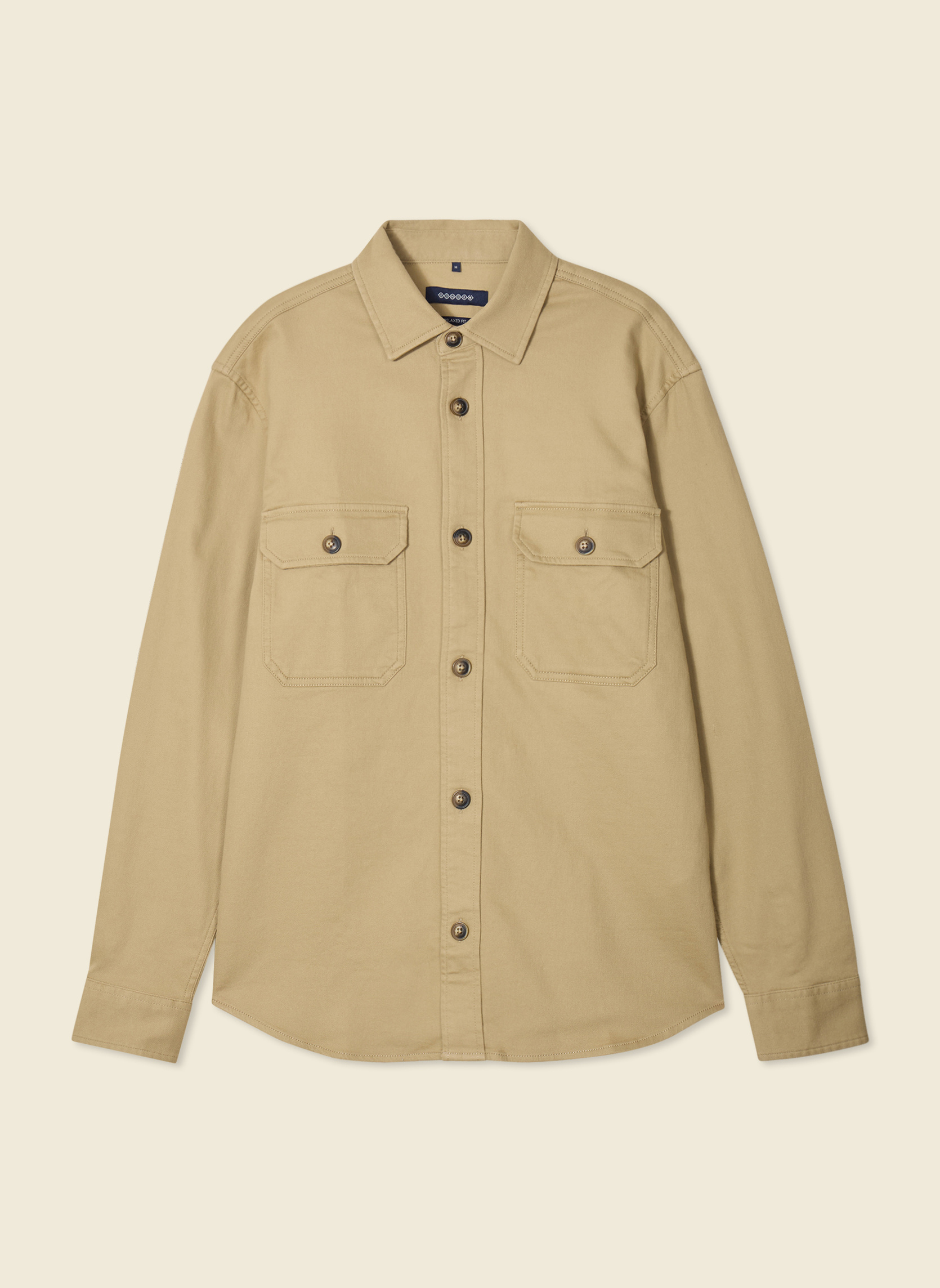 Chemises ESSURCHEM7H homme marron Bonobo Chemises ESSURCHEM7H homme marron Marron clair