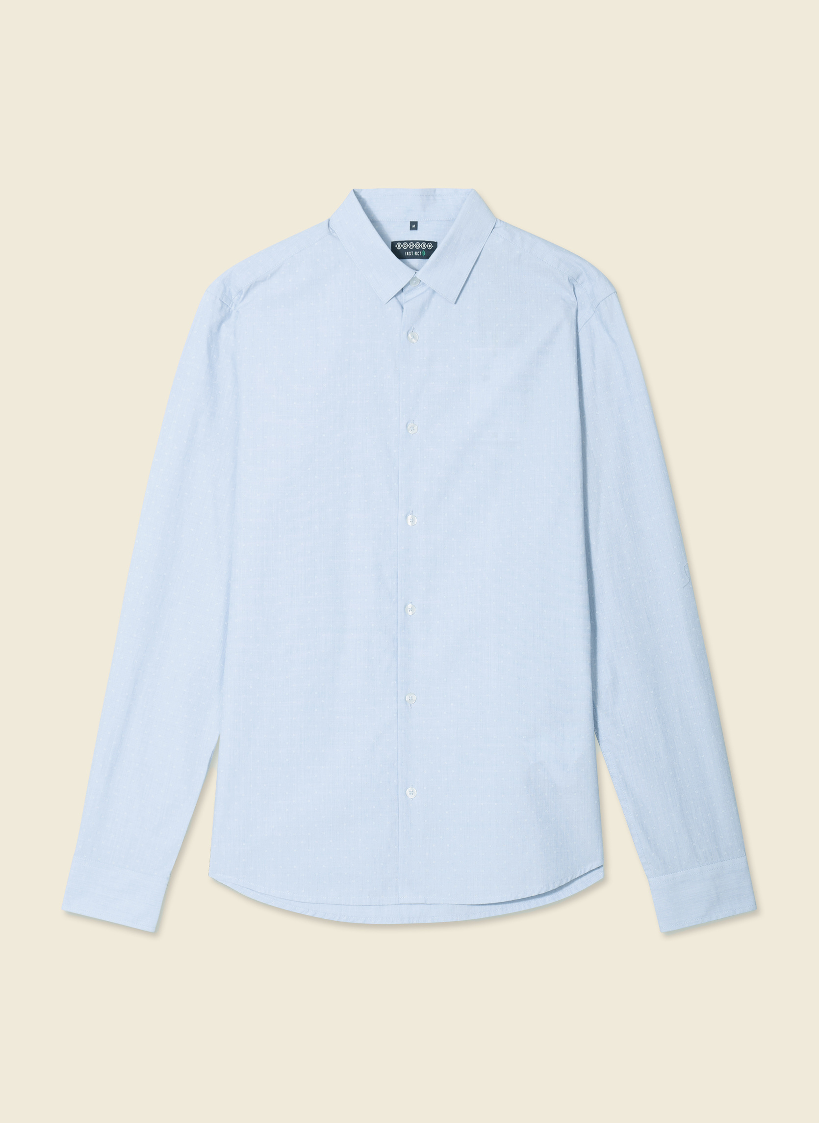 Chemises Chemises manches longues - FILAOPSLIMH homme bleu Bonobo Chemises Chemises manches longues - FILAOPSLIMH homme bleu Bleu