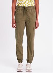 Pantalons droit CARGOWEEK2 femme noir