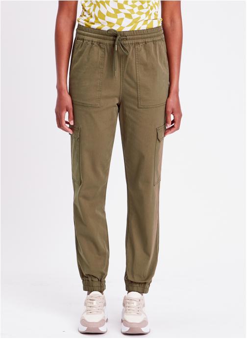 Cache Cache Pantalons droit CARGOWEEK2 femme vert