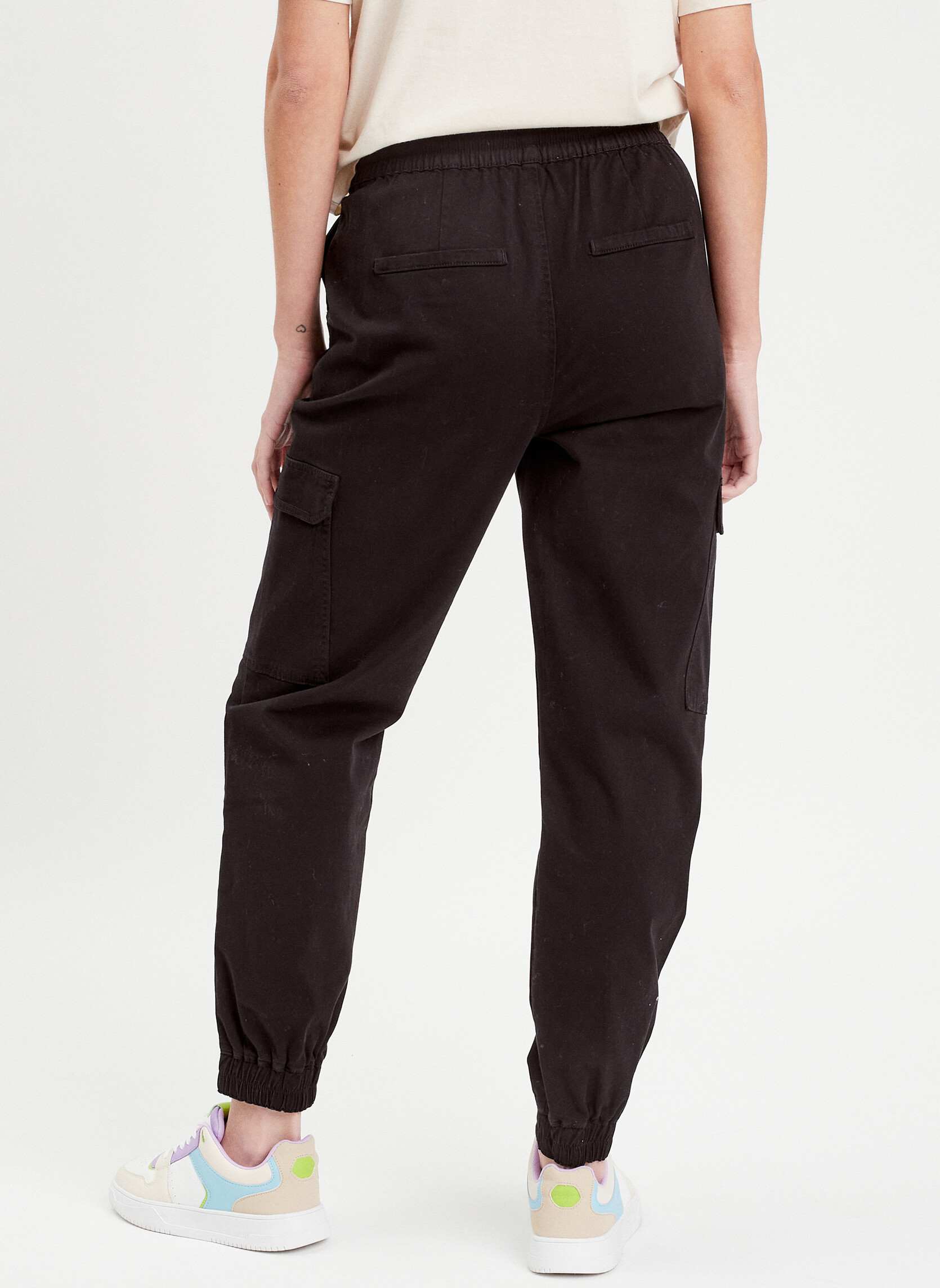 Pantalons droit CARGOWEEK2 femme noir Cache Cache Pantalons droit CARGOWEEK2 femme noir Noir