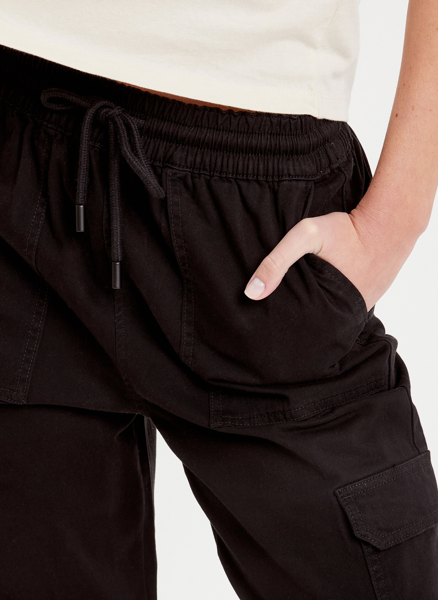 Pantalons droit CARGOWEEK2 femme noir Cache Cache Pantalons droit CARGOWEEK2 femme noir Noir