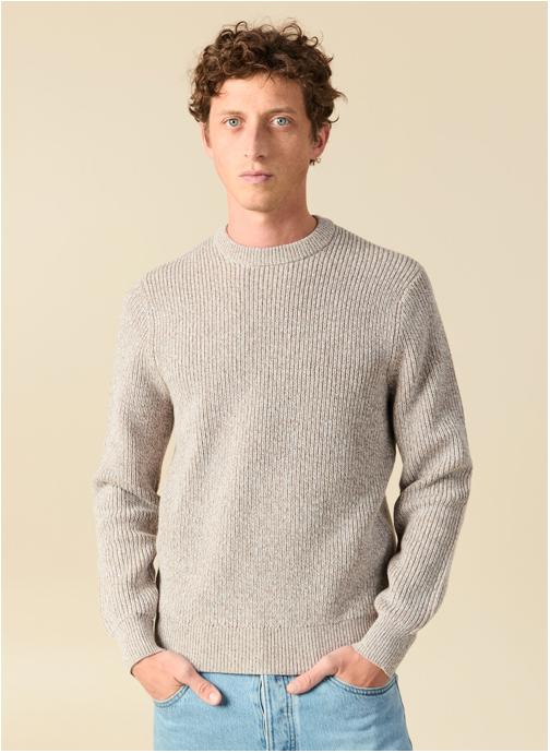 Bonobo Pulls Pulls col rond - ESMOULISPORH homme gris