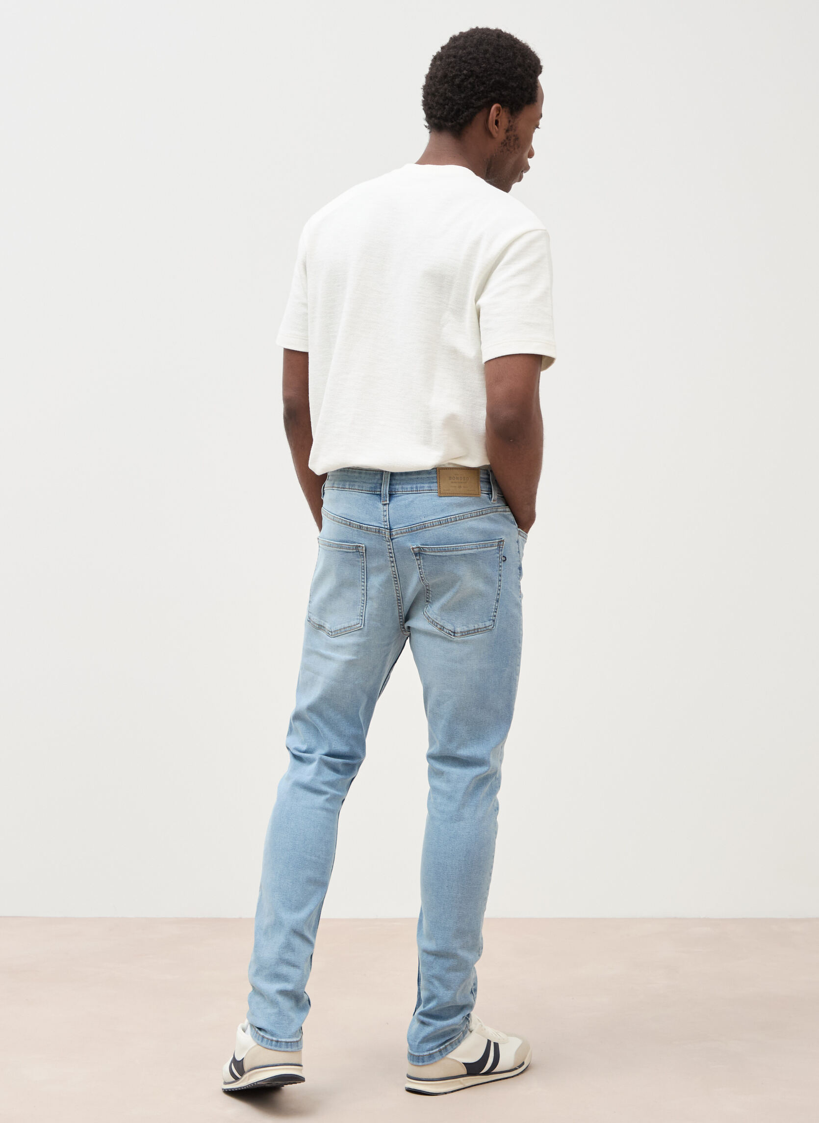 Jeans droit SOHO-BASIK25 homme bleu Bonobo Jeans droit SOHO-BASIK25 homme bleu Bleu clair
