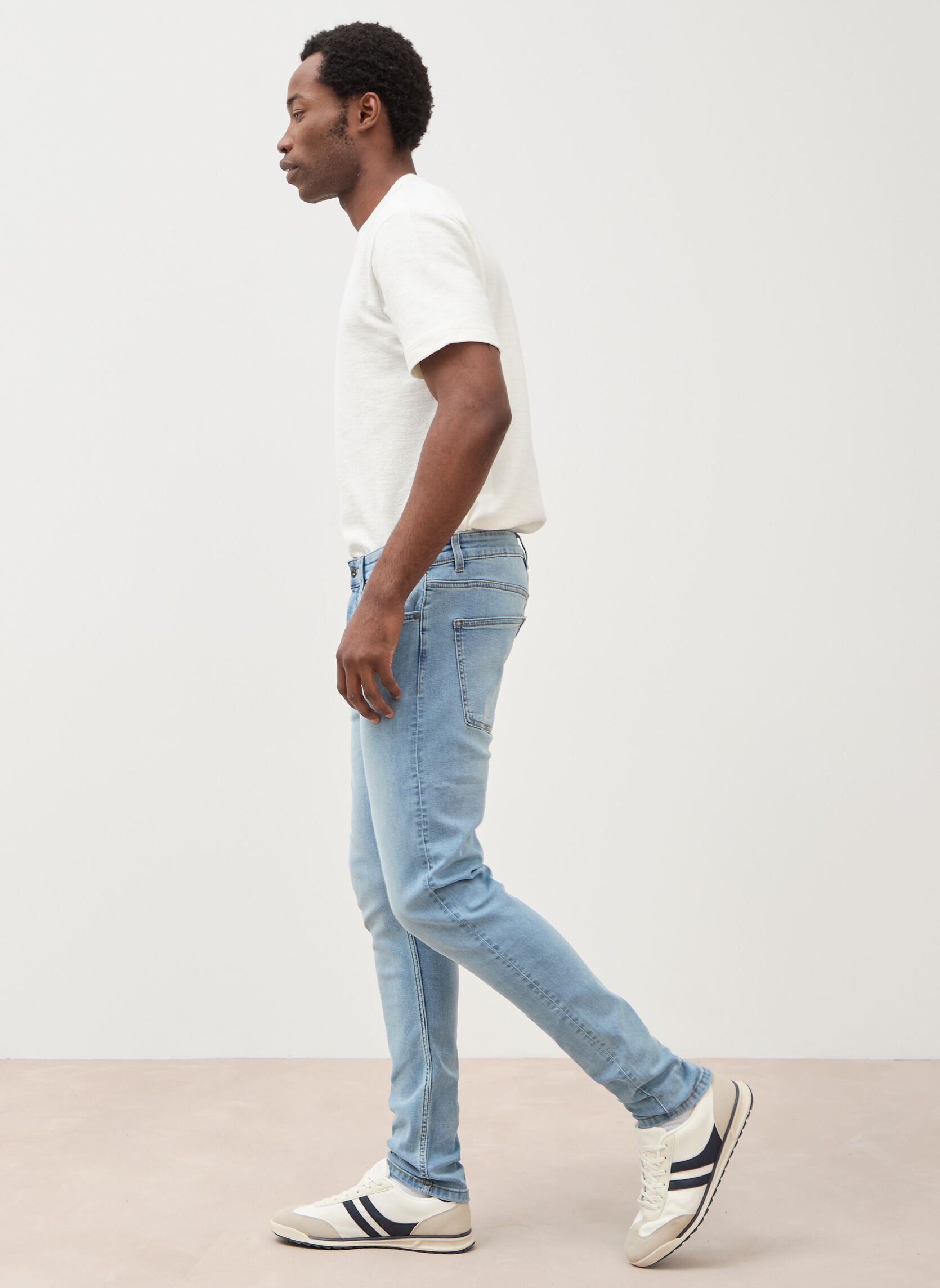 Jeans droit SOHO-BASIK25 homme bleu Bonobo Jeans droit SOHO-BASIK25 homme bleu Bleu clair