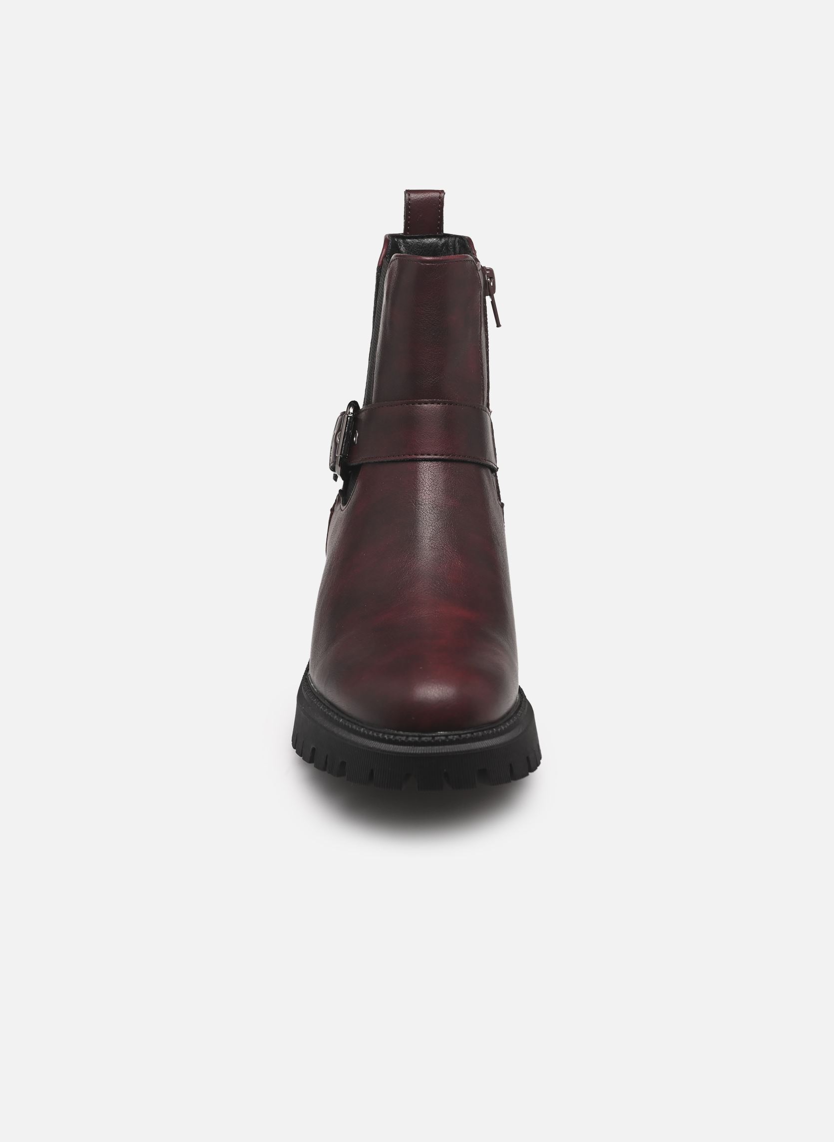 Bottines motardes Boots THIBIKE femme bordeaux MADE BY Bottines motardes Boots THIBIKE femme bordeaux BORDEAUX