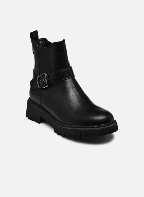 MADE BY Bottines motardes Boots THIBIKE femme noir