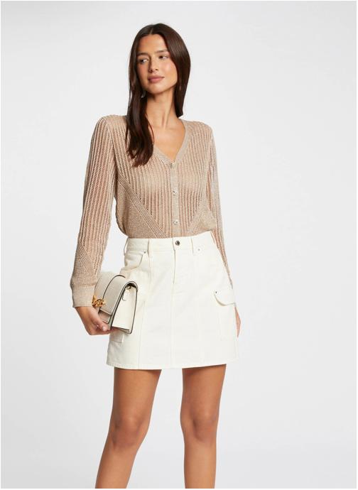 Morgan Gilets 242-MAGATHE femme or et bronze