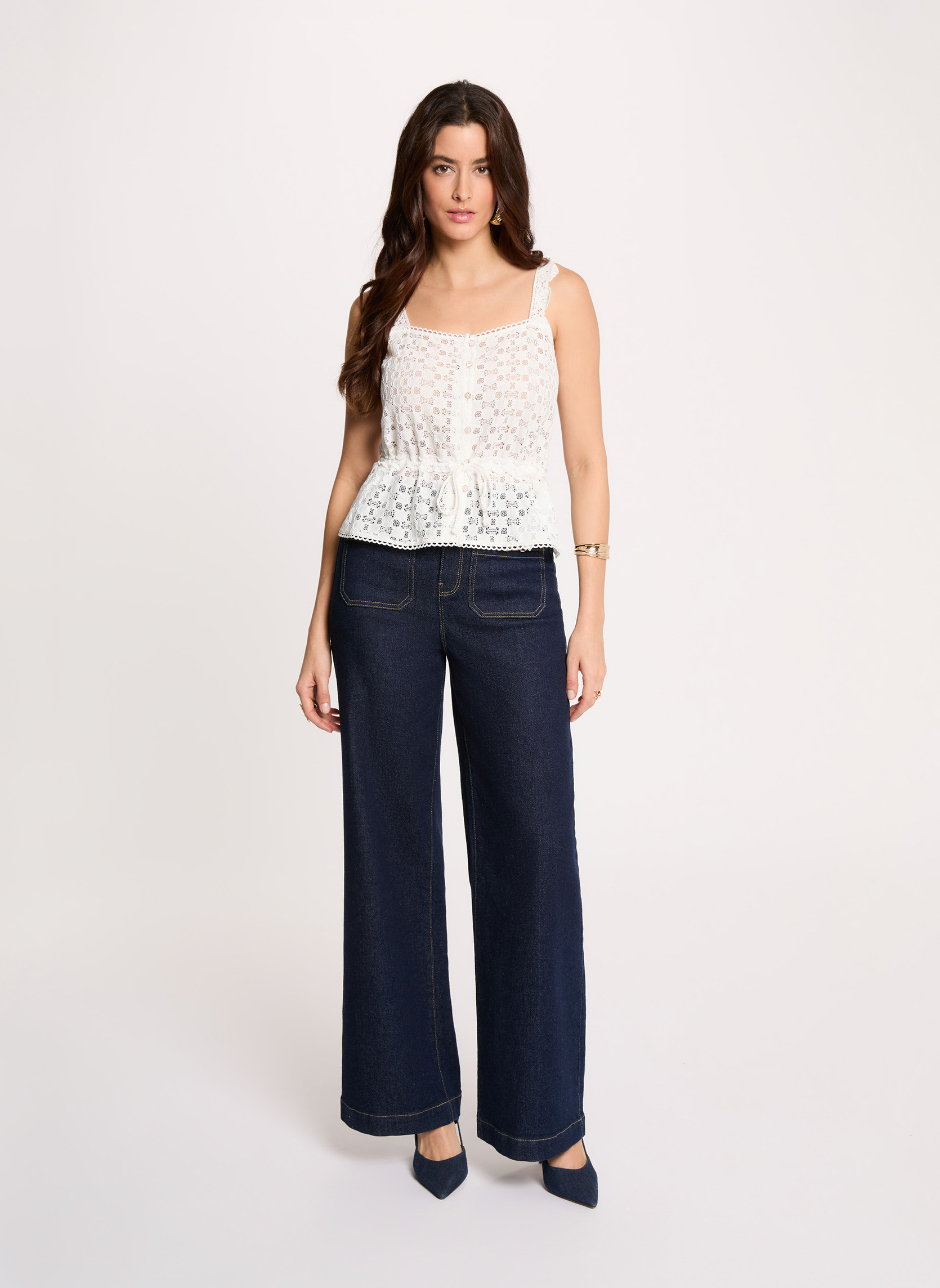 Blouses 251-BEGUIN femme blanc Morgan Blouses 251-BEGUIN femme blanc Blanc