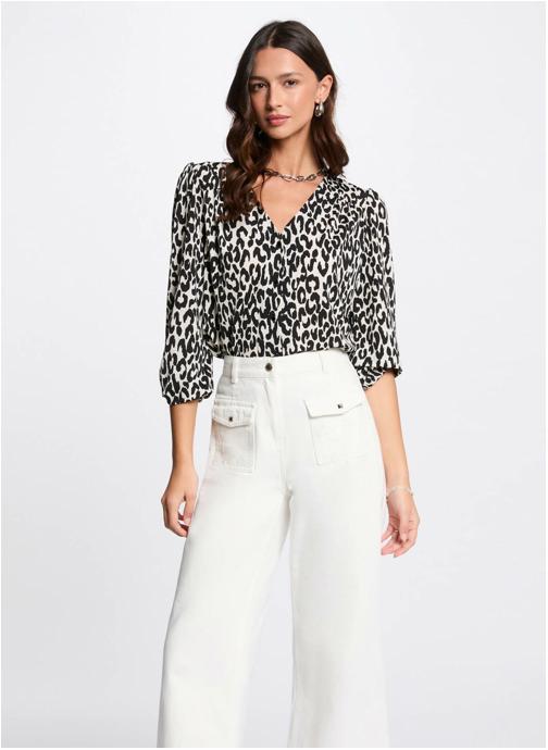 Morgan Blouses 251-TLAVO femme blanc