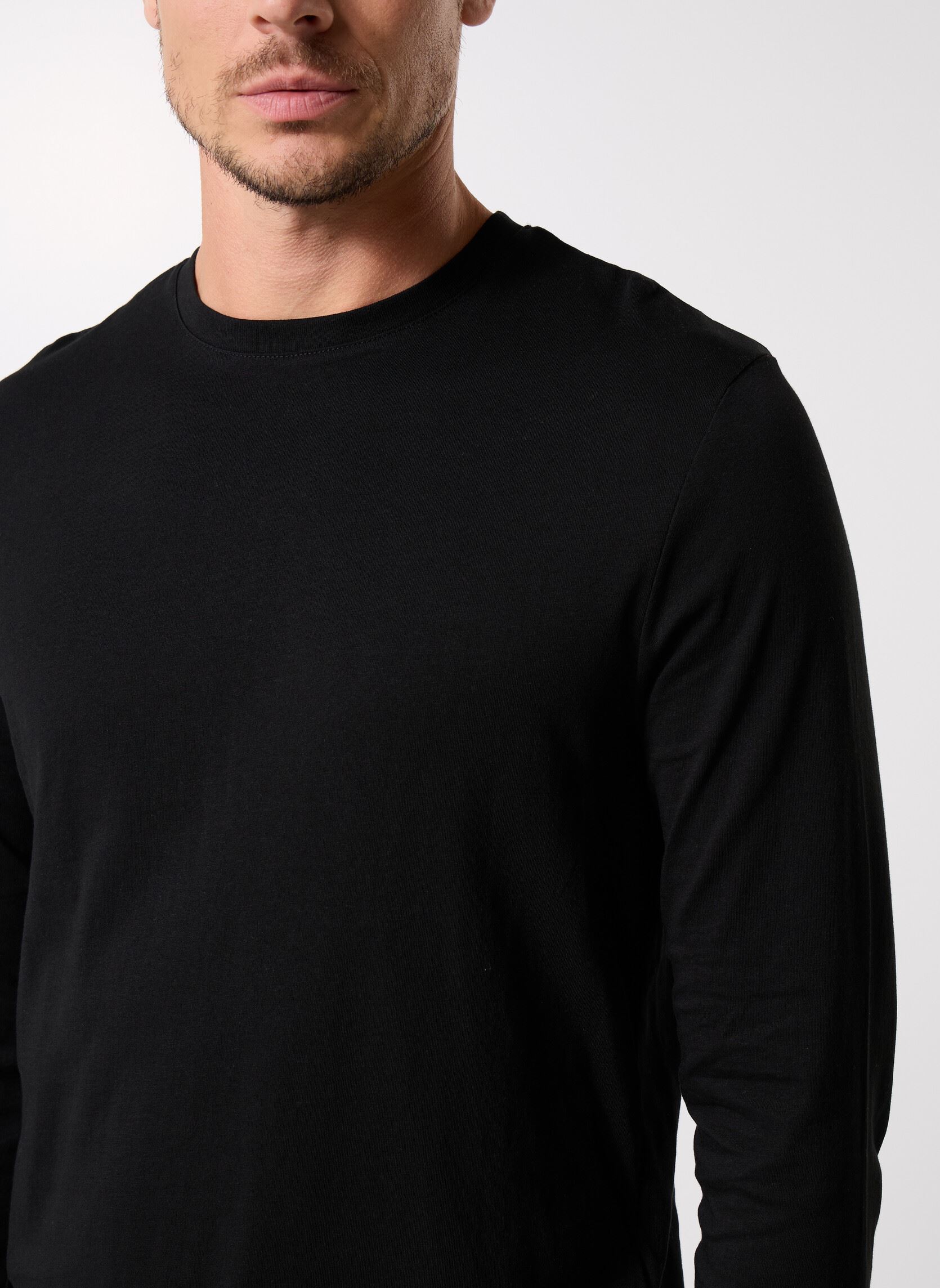 Tee-shirts manches longues TARUNI homme noir MADE BY Tee-shirts manches longues TARUNI homme noir Z*NOIR