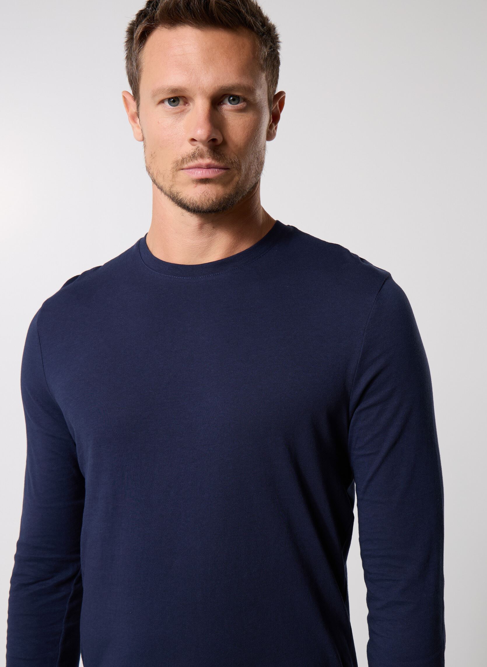 Langarm-T-Shirts TARUNI herren blau MADE BY Langarm-T-Shirts TARUNI herren blau Z**MARINE