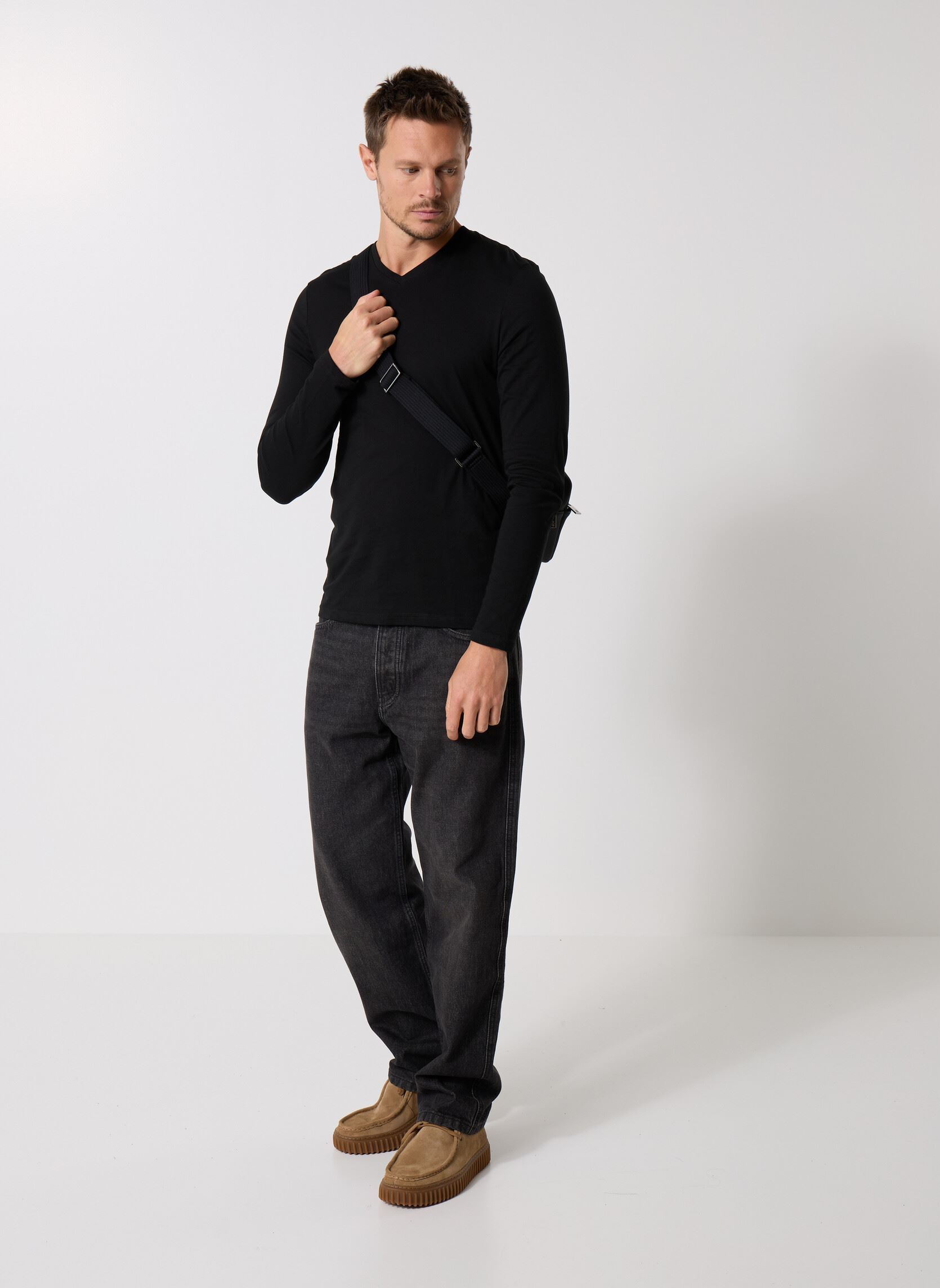 Tee-shirts manches longues TARNOVE homme noir MADE BY Tee-shirts manches longues TARNOVE homme noir NOIR