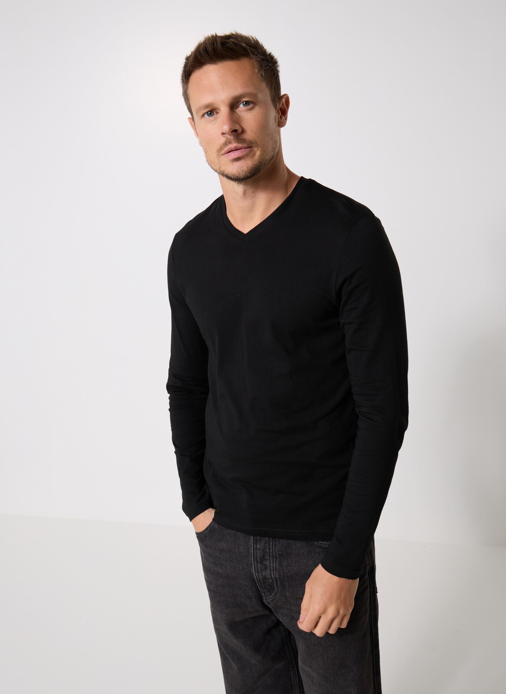Tee-shirts manches longues TARNOVE homme noir MADE BY Tee-shirts manches longues TARNOVE homme noir NOIR