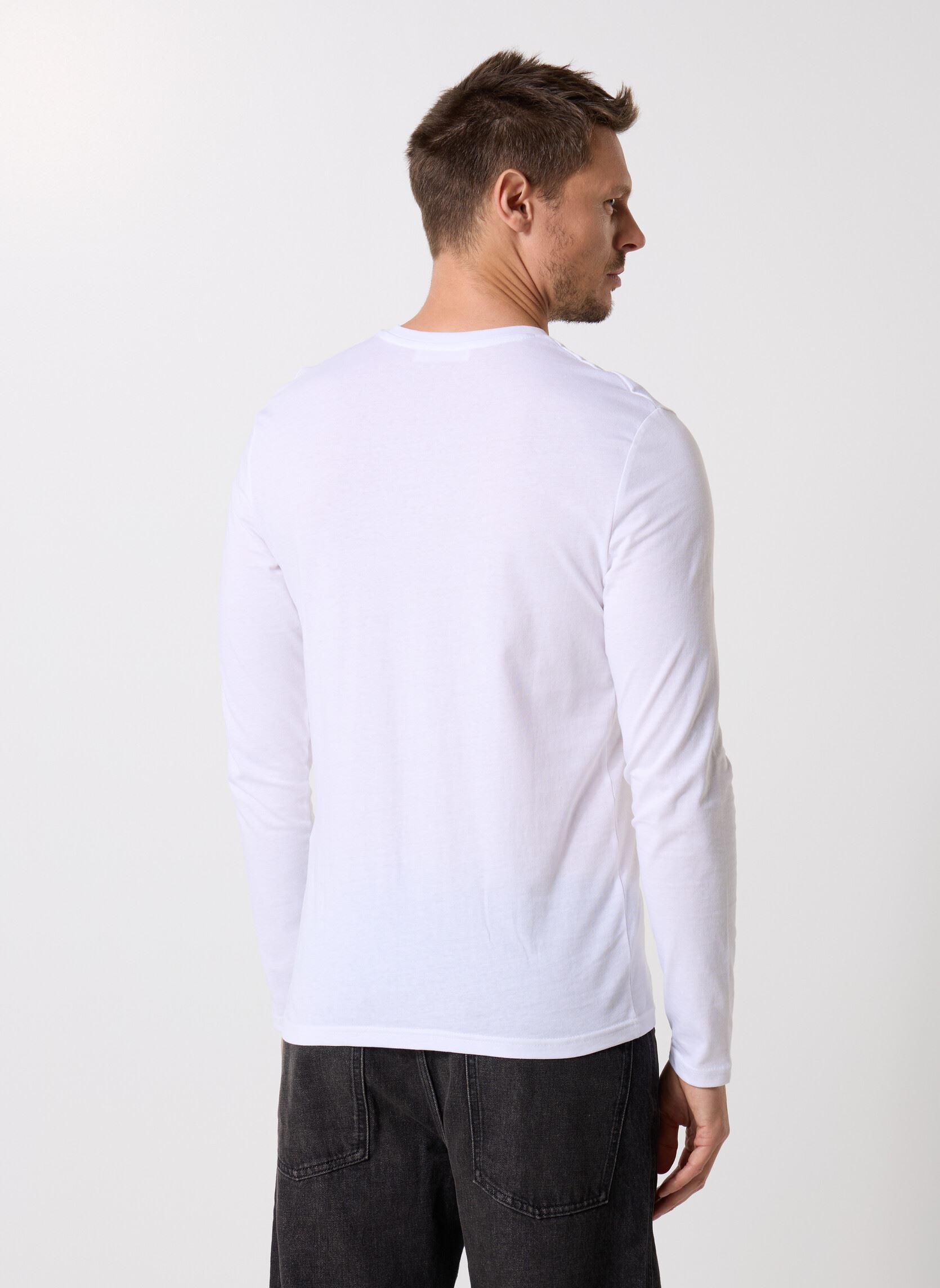Tee-shirts manches longues TARNOVE homme blanc MADE BY Tee-shirts manches longues TARNOVE homme blanc BLANC