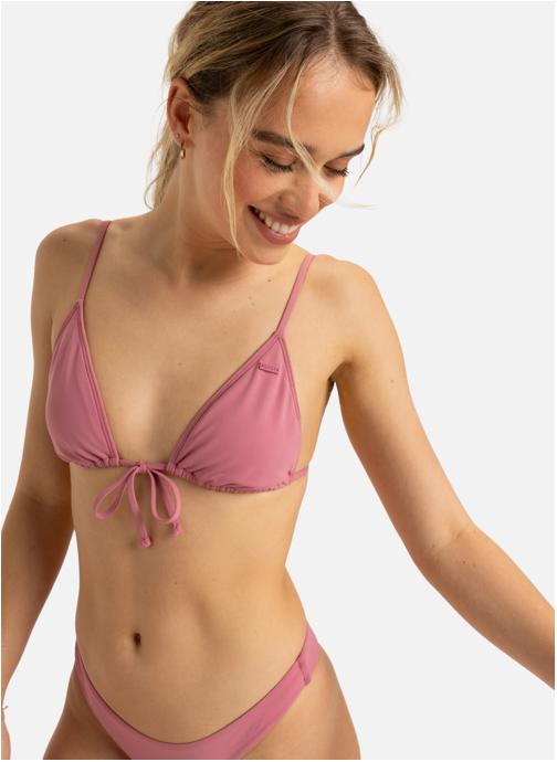 Roxy Hauts de maillot balconnet Beach Classics femme rose