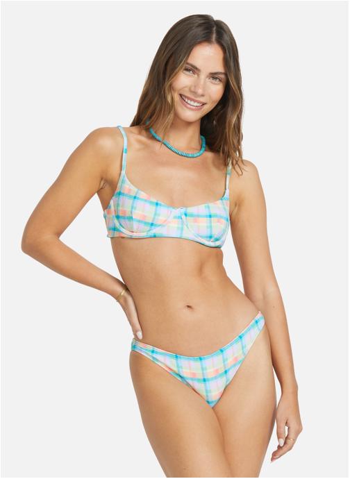 Billabong Hauts de maillot balconnet Check The Waves femme multicolore