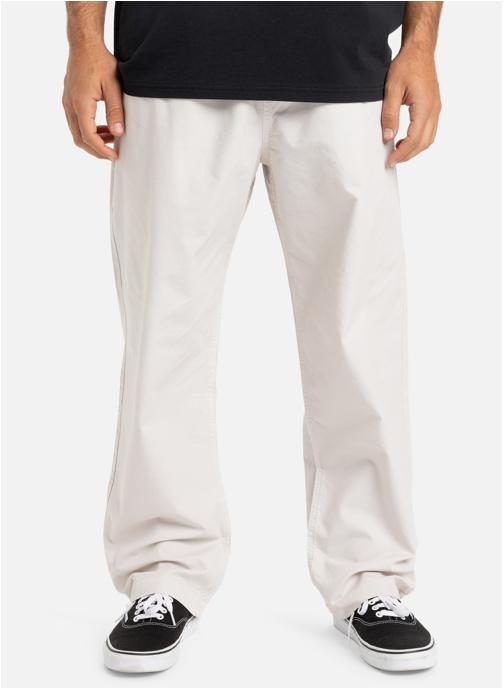 Quiksilver Pantalons droits The Pipe Beach homme blanc