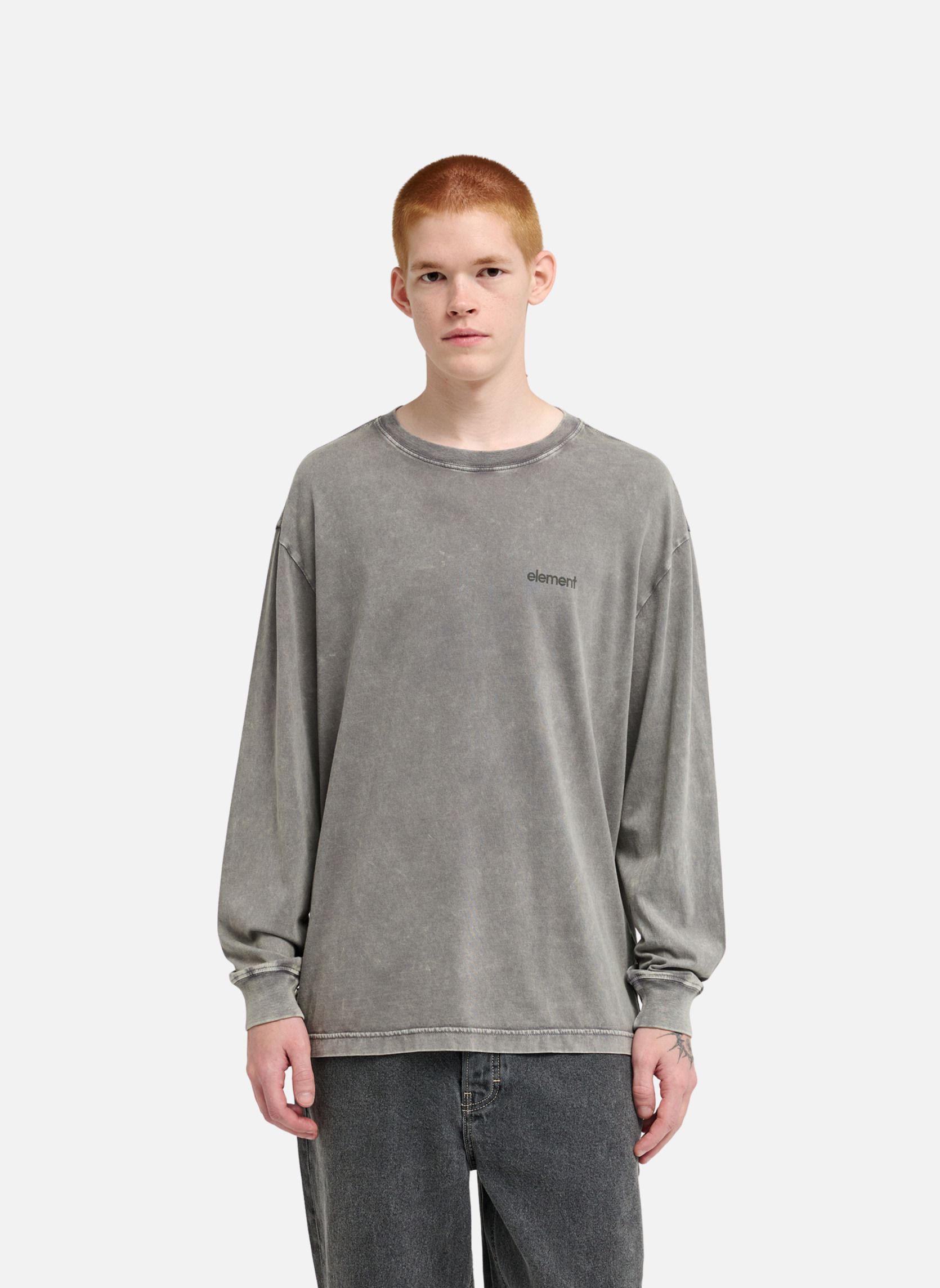 Tee-shirts Lowcase Pigment homme gris Element Tee-shirts Lowcase Pigment homme gris Gris