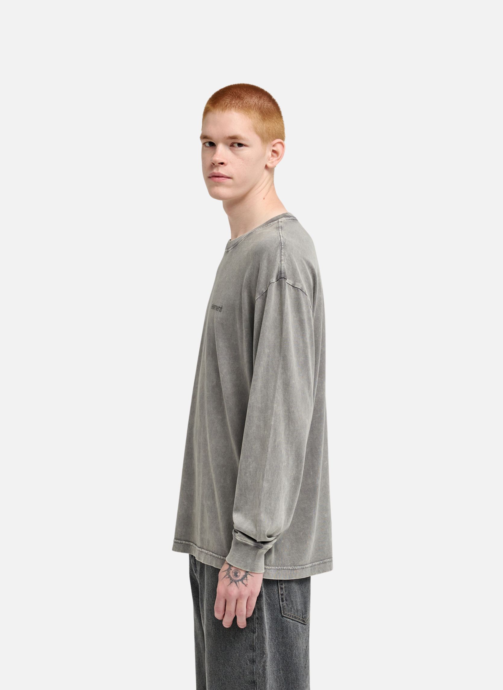 Tee-shirts Lowcase Pigment homme gris Element Tee-shirts Lowcase Pigment homme gris Gris