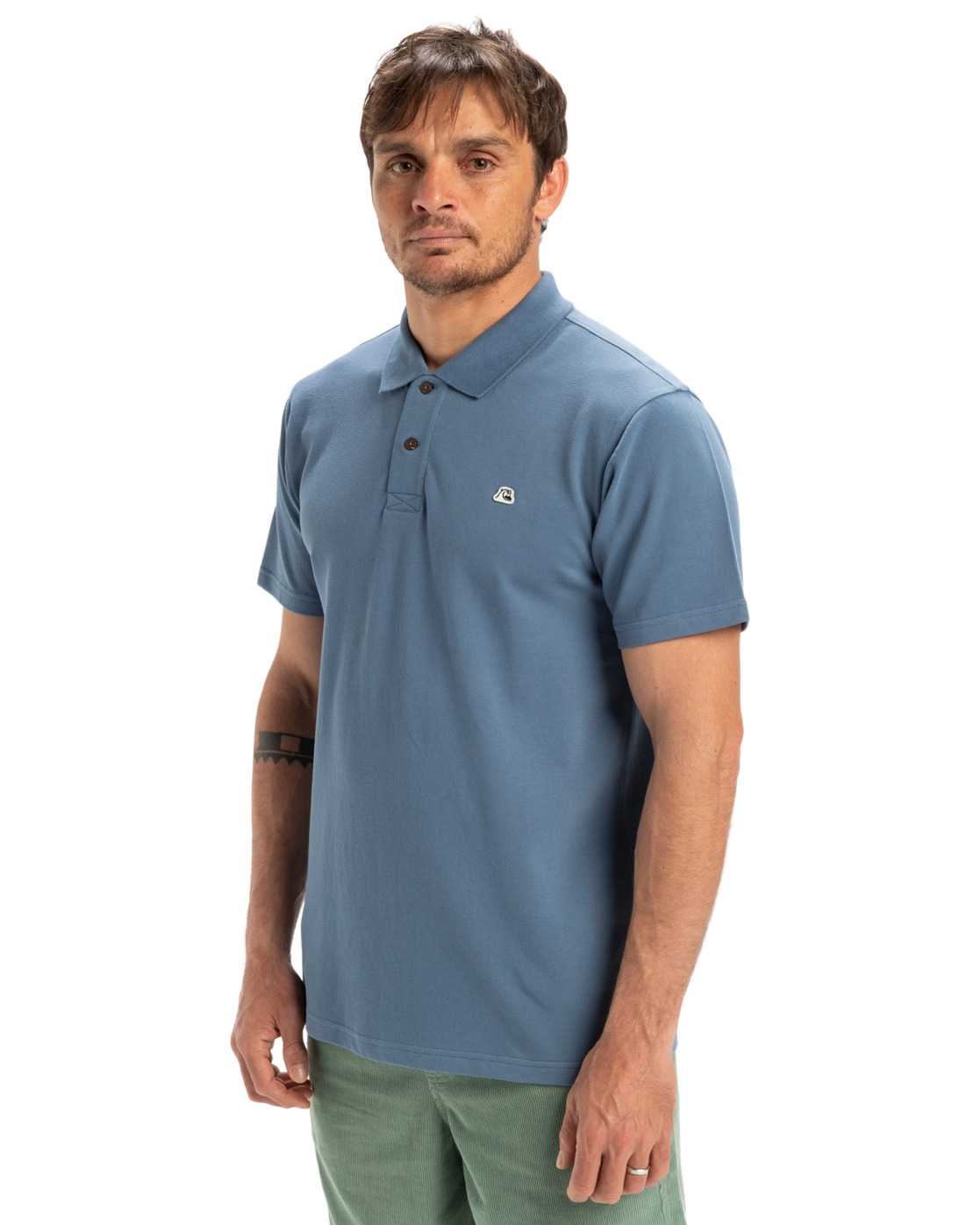 Polos DNA homme bleu Quiksilver Polos DNA homme bleu Bleu
