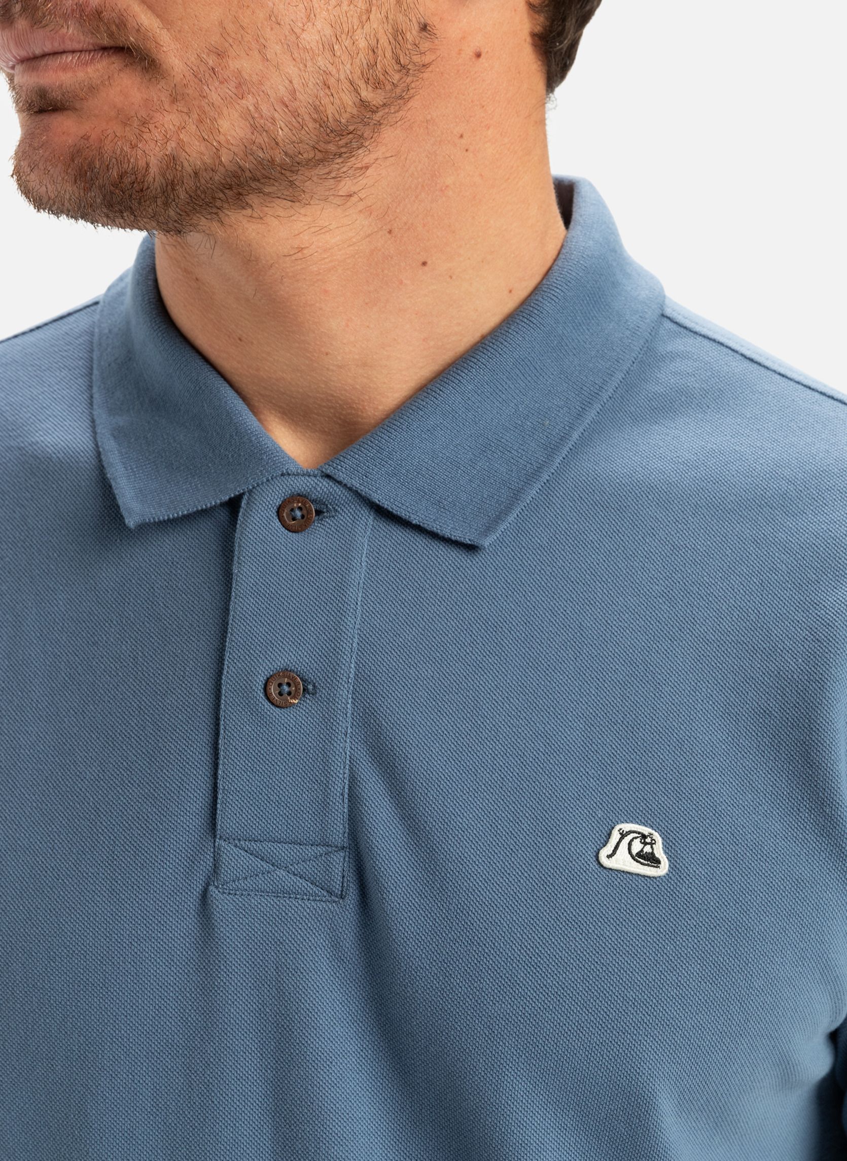 Polos DNA homme bleu Quiksilver Polos DNA homme bleu Bleu