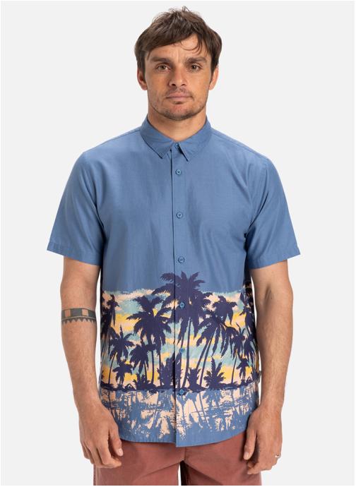 Quiksilver Chemises Apero Classic Engineered homme bleu