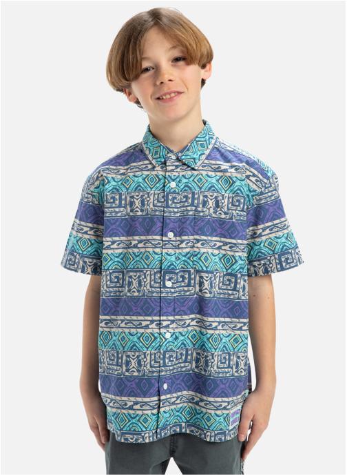Quiksilver Chemises Global Heat garçon bleu