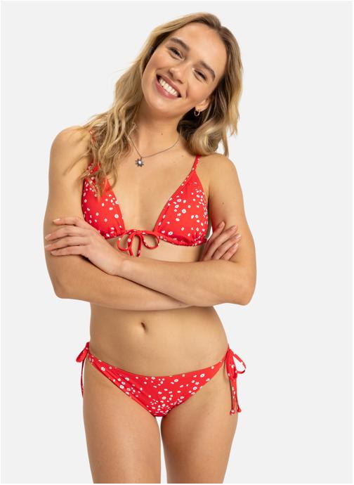 Roxy Bas de maillot culotte Pt Beach Classics femme rouge