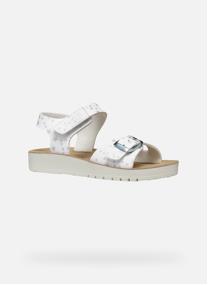 Sandales J SANDAL COSTAREI GI fille blanc